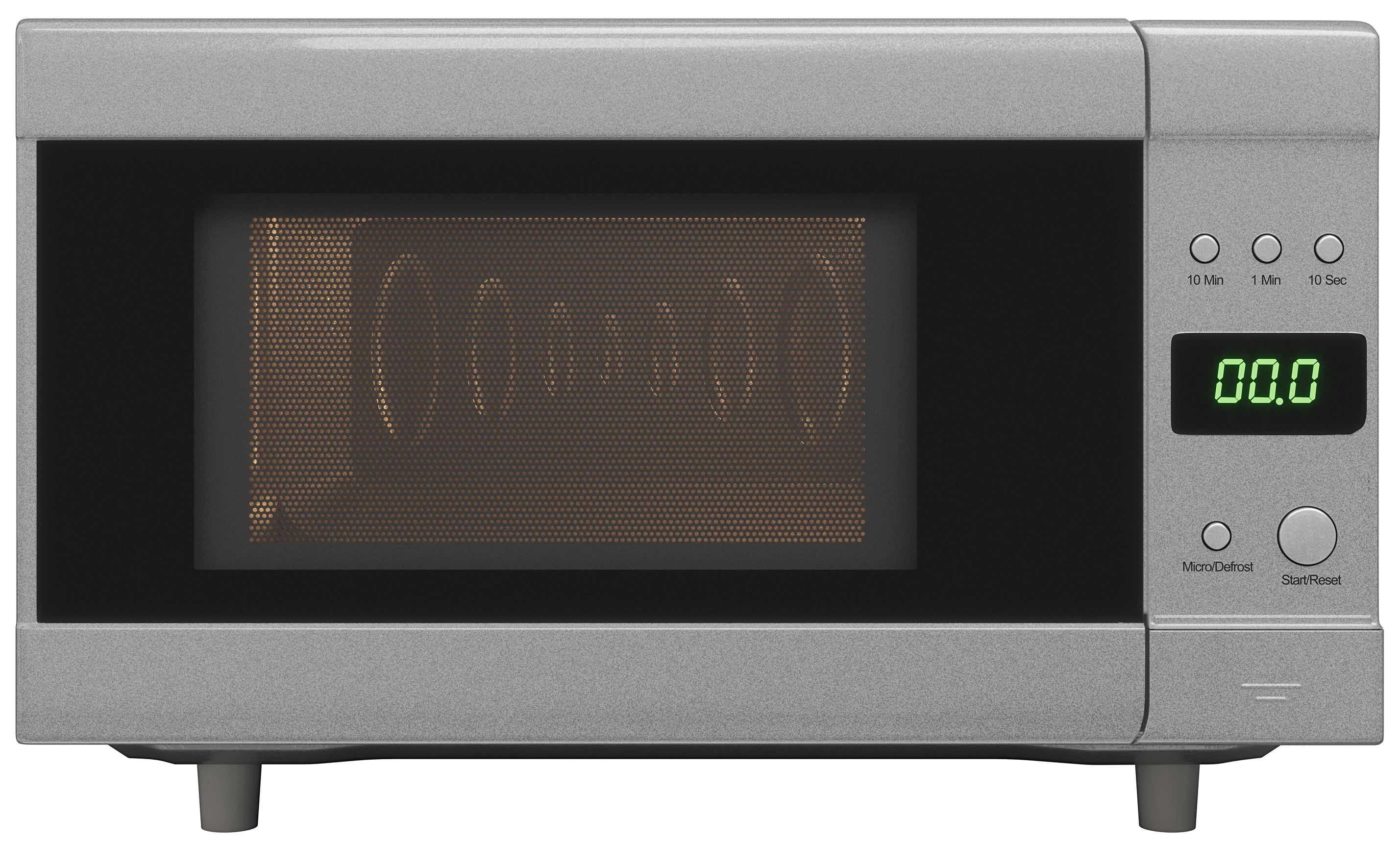 20l 700W Flatbed Microwave (Silver)